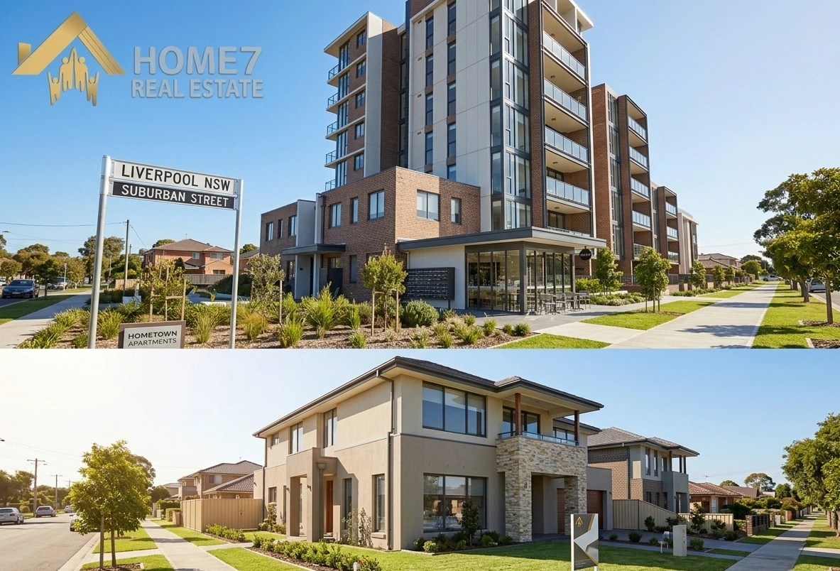 Comparison between houses and apartments in Liverpool NSW property market.webp